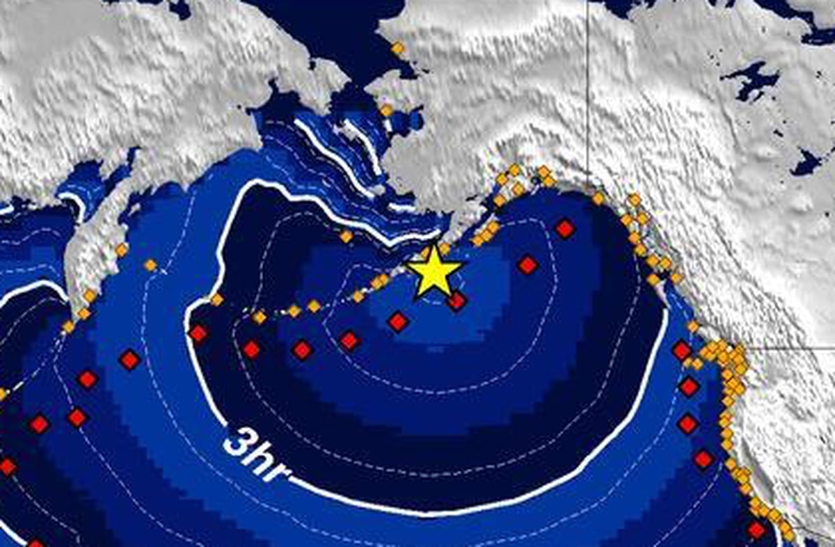 Tsunami warning issued following 7.5 magnitude earthquake off Alaska Peninsula - Anchorage Daily News