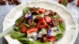 Celebrate Alaska’s late-summer bounty with this strawberry and spinach salad