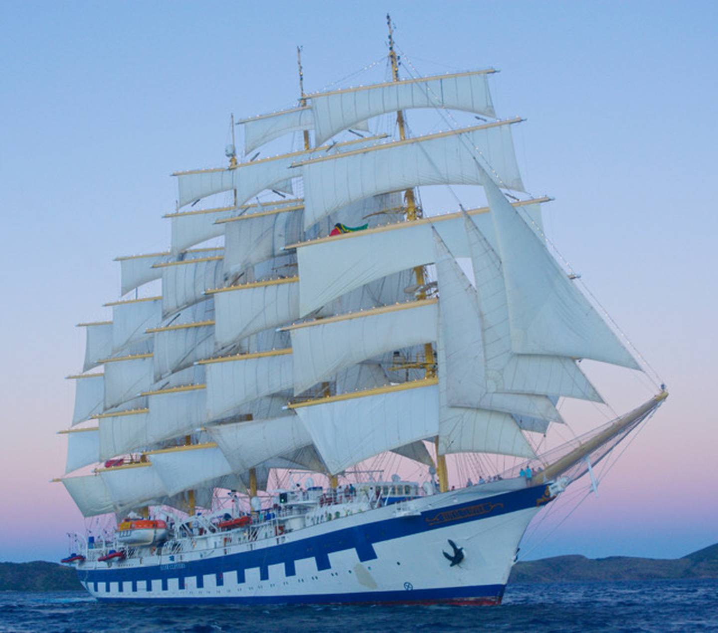 The Royal Clipper, the largest ship in the Star Clipper fleet