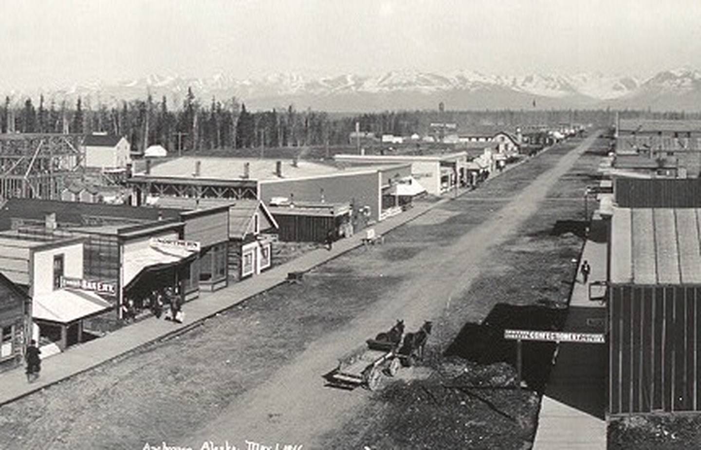 Fourth Avenue in downtown Anchorage, 1916