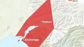 Red flag warning issued for Anchorage and parts of Mat-Su Sunday afternoon, evening