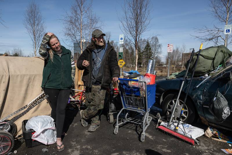 Uncertainty looms for people living at Midtown homeless camp as clearing begins