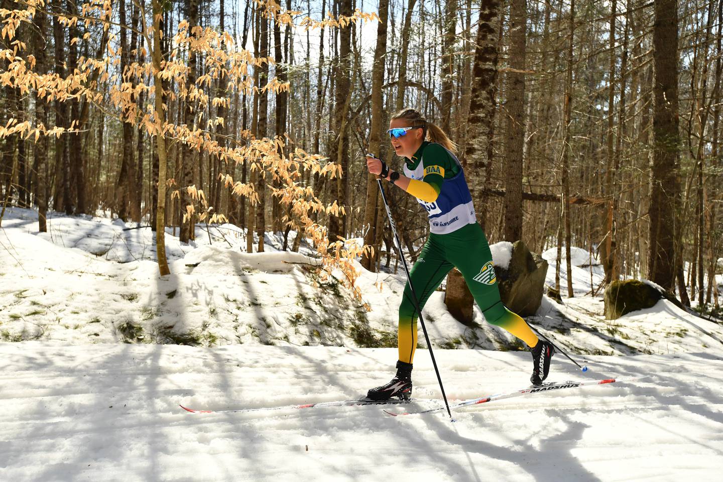 NCAA Ski race Astrid Stav