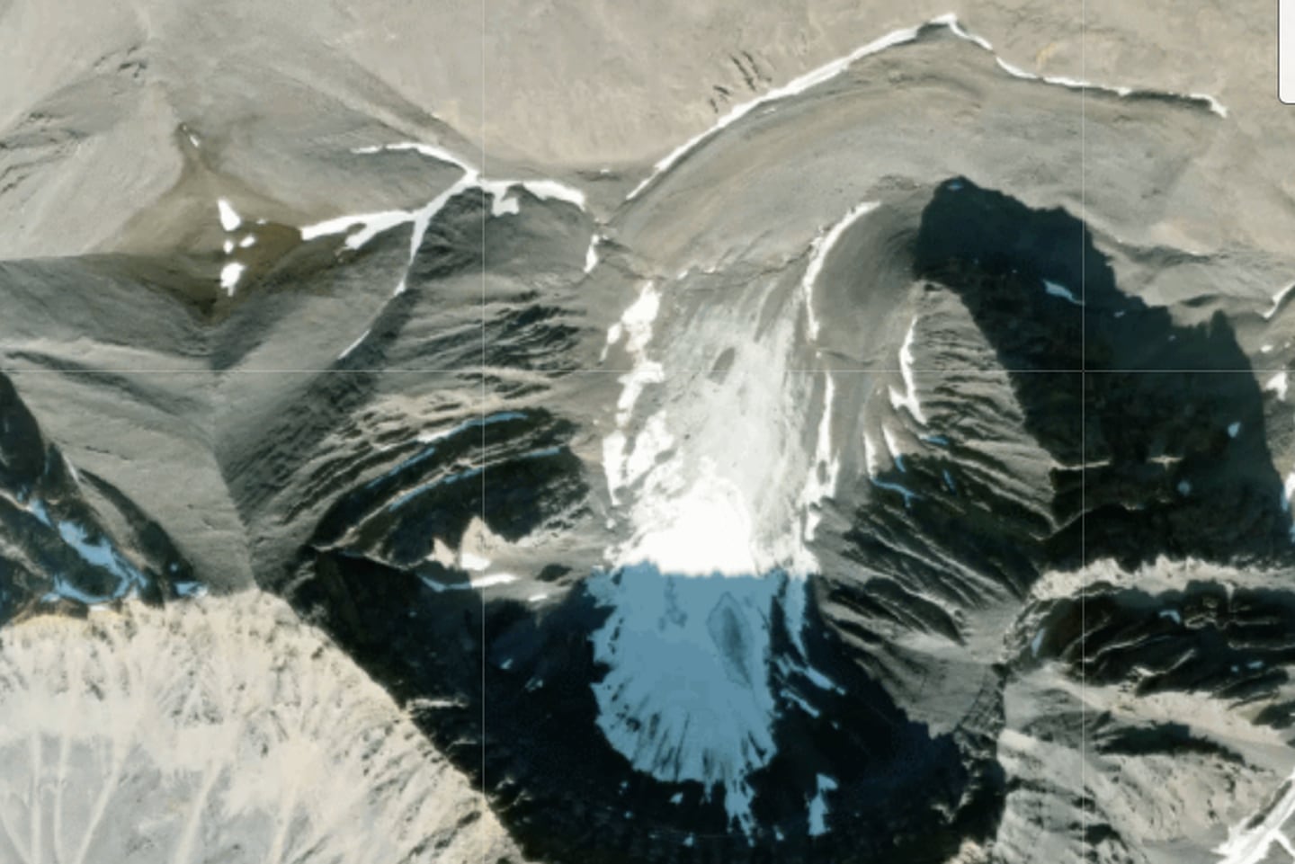 Northernmost glacier, Shublik mountains, Alaska geography