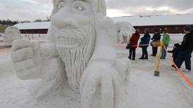 Prizes awarded for snow sculpture