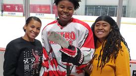 A black hockey player faced ugly racial taunts. Then his teammates went to work.