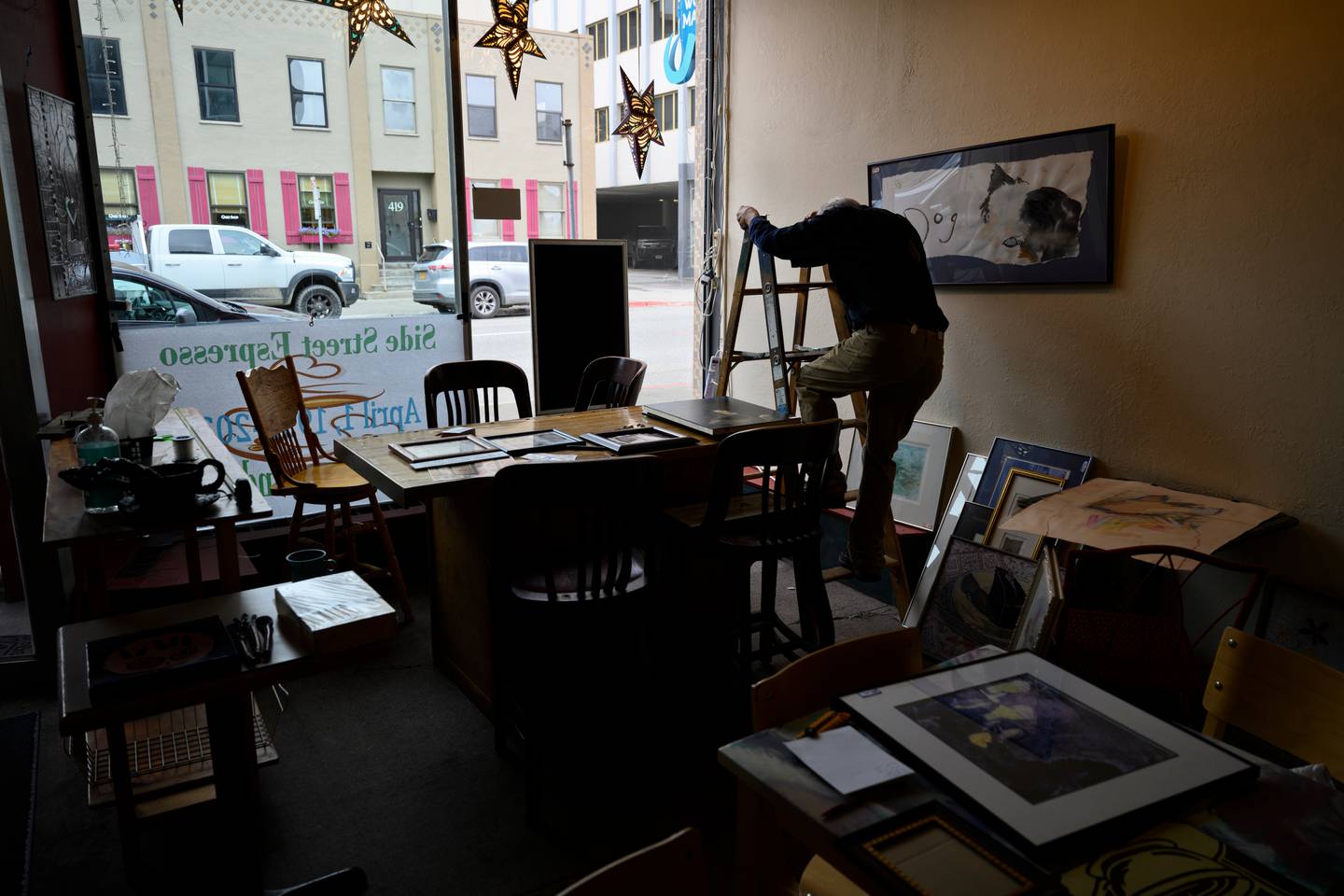 Side Street Espresso, George Gee, Deb Seaton, coffee shop, closing business, downtown Anchorage