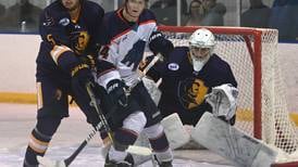 Talon Sigurdson of the Anchorage Wolverines has gone from free agent to league-leading goal scorer in short order