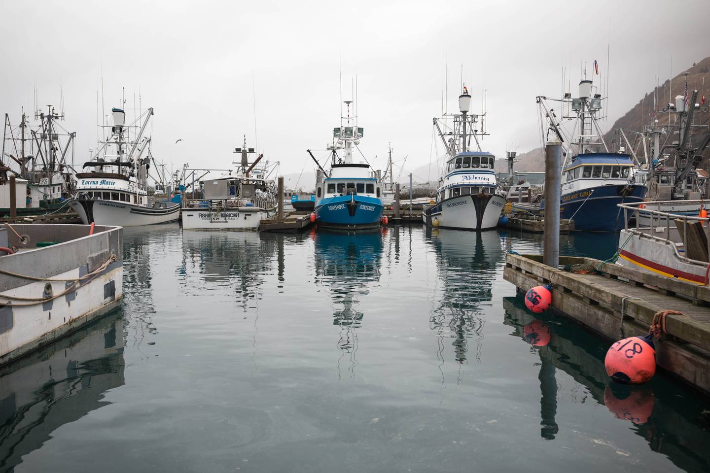 Kodiak, Kodiak City, Kodiak Island, dock, fishing boat, fishing boats, government shutdown, harbor, marina