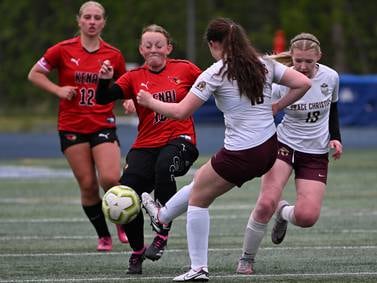 Kenai Central girls top Anchorage’s Grace Christian in opening round of state soccer tournament