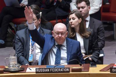 Russia vetoes UN resolution calling for the prevention of a nuclear arms race in space