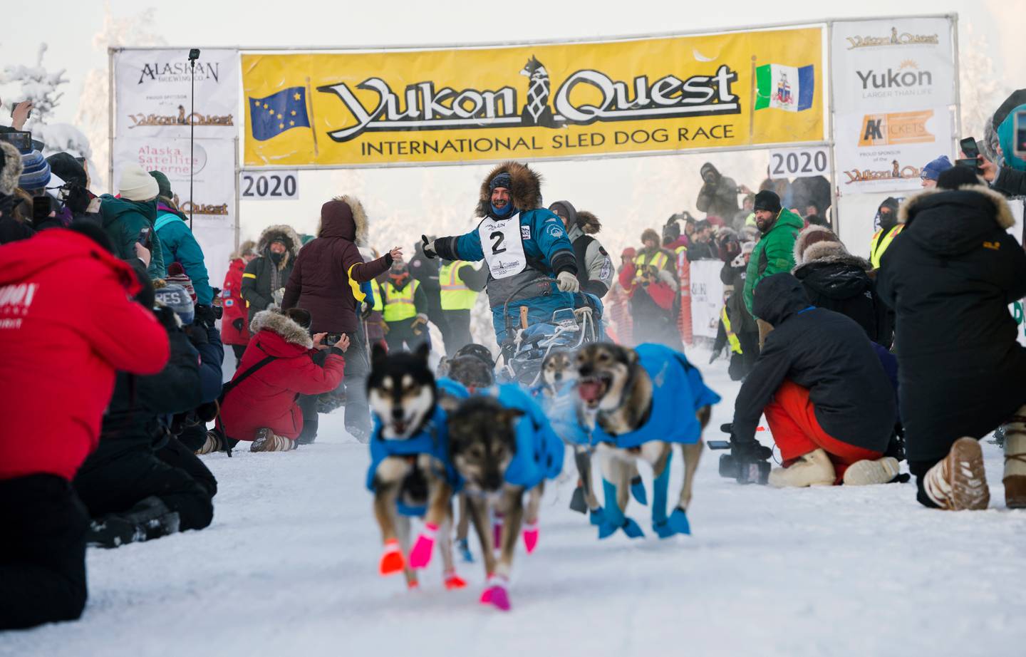 Yukon Quest, Fairbanks, sled dog race