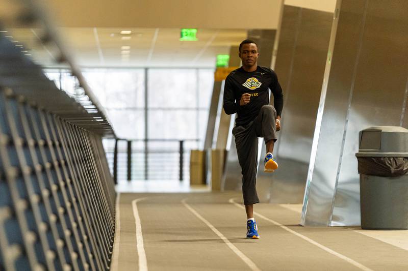 From Nigeria to Alaska: UAA sprinter Joshua Caleb’s college career is off to a historic start