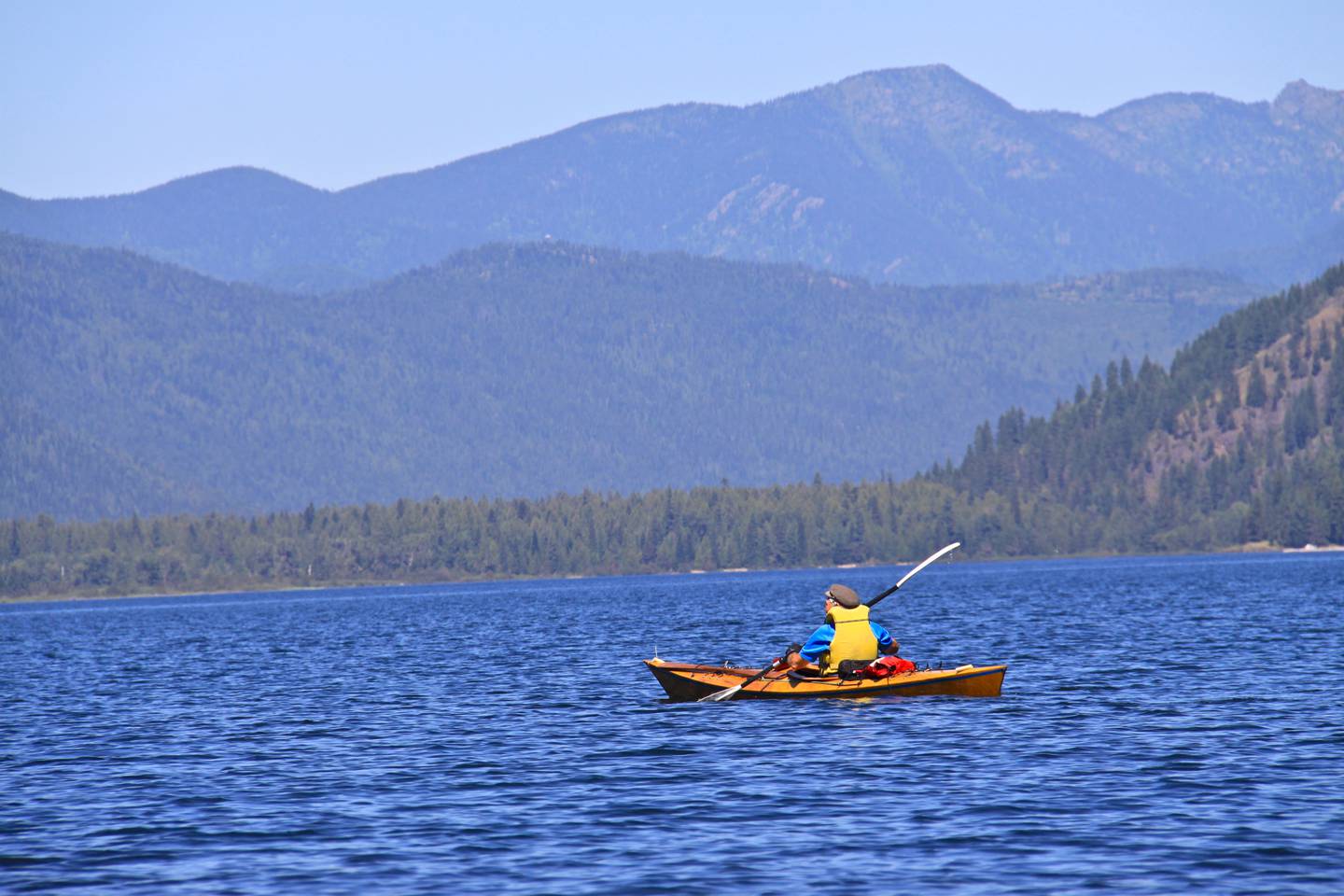 paddle canoe kayak lake Idaho