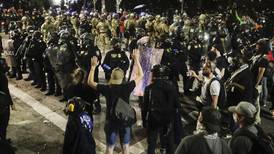 Police and protesters clash in violent weekend across the US