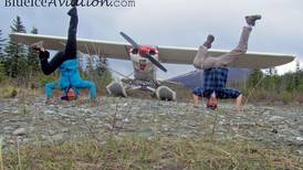 Headstands and grizzly bears on quick flight up Talkeetna River