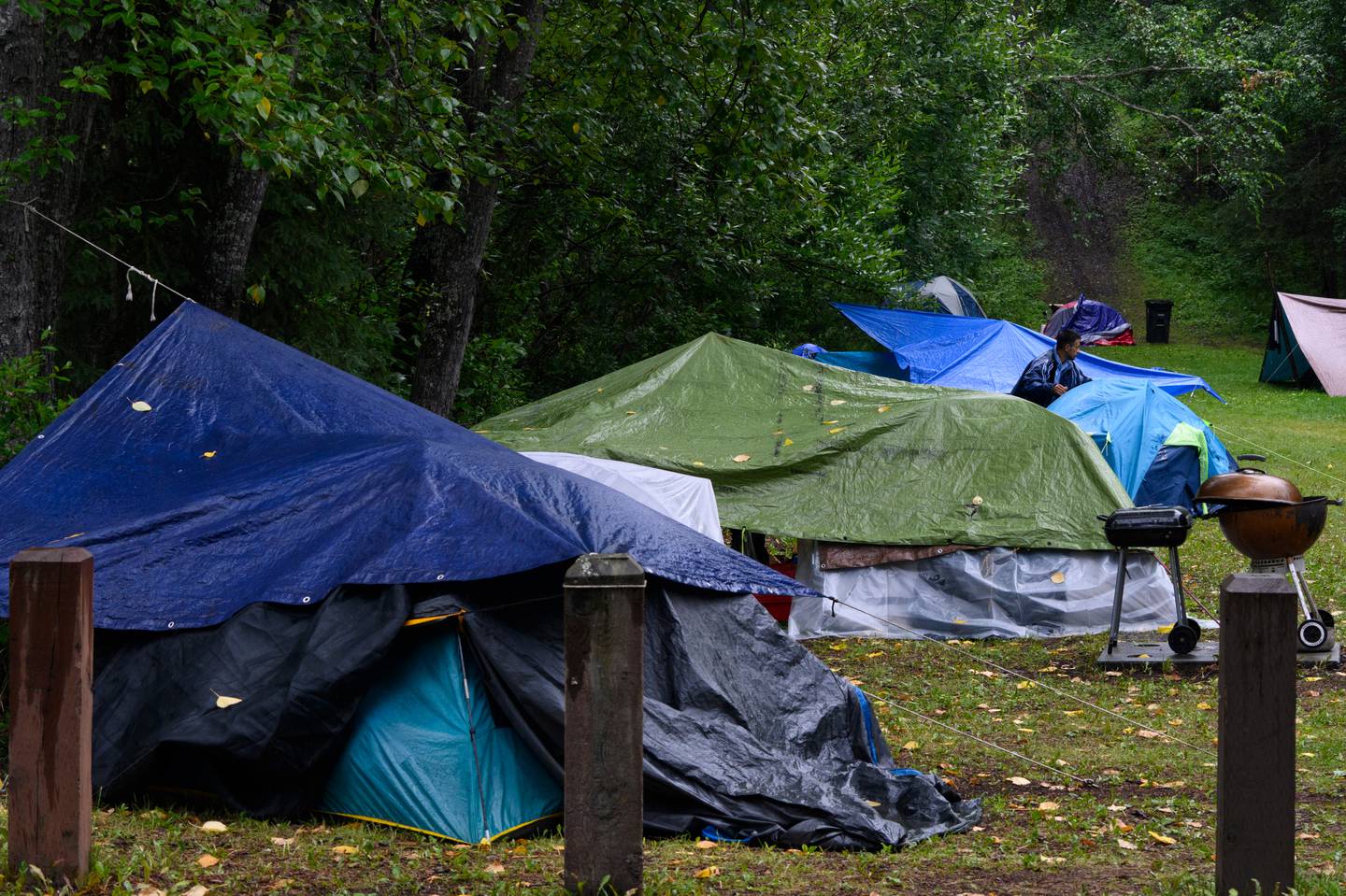 Centennial Park Campground, homeless, shooting aftermath