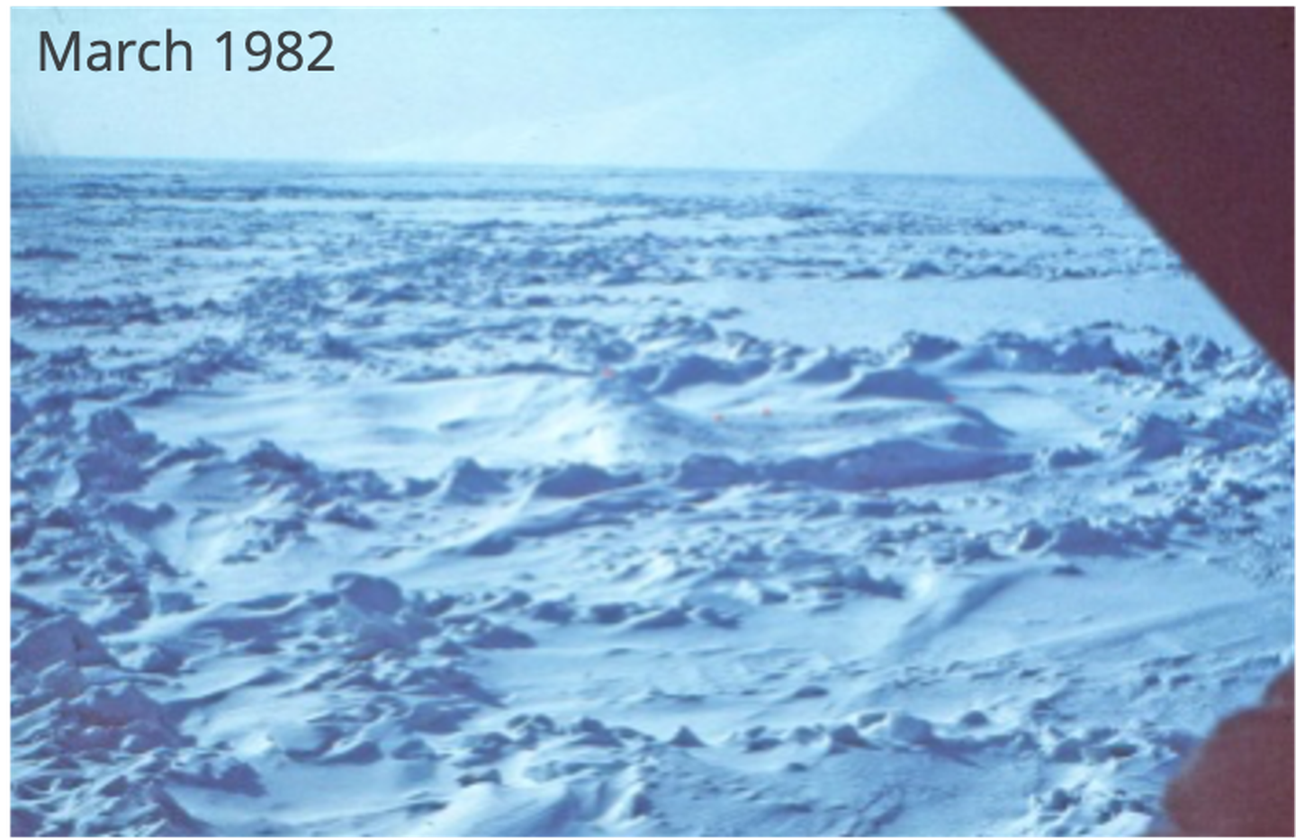 Sea ice north of Prudhoe Bay