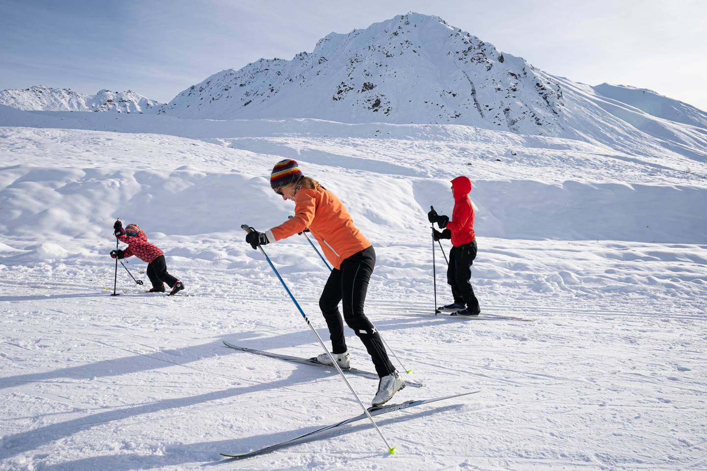 Dana Brokofsky, Eira Brokofsky, hatcher pass, skiing, snow, winter