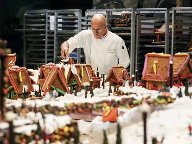 After decades of sugary magic, Hotel Captain Cook pastry chef ices his final gingerbread village