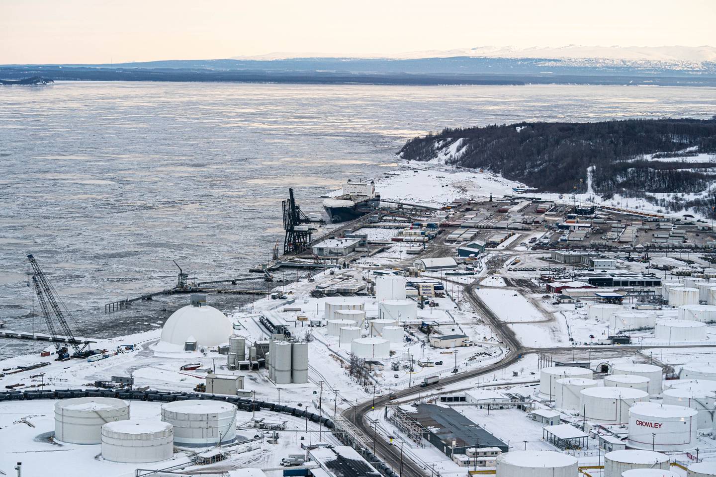 aerial, aerial photo, aerial photography, aerial photos, aerials, anchorage, port, port of alaska, port of anchorage