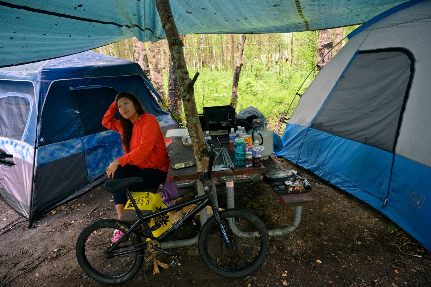 Centennial campground, homeless