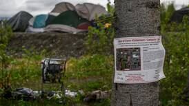 Municipality says Cuddy Park camp clearing cuts legal muster because of public safety risks