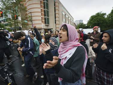Police arrest dozens as they break up pro-Palestinian protests at several U.S. universities