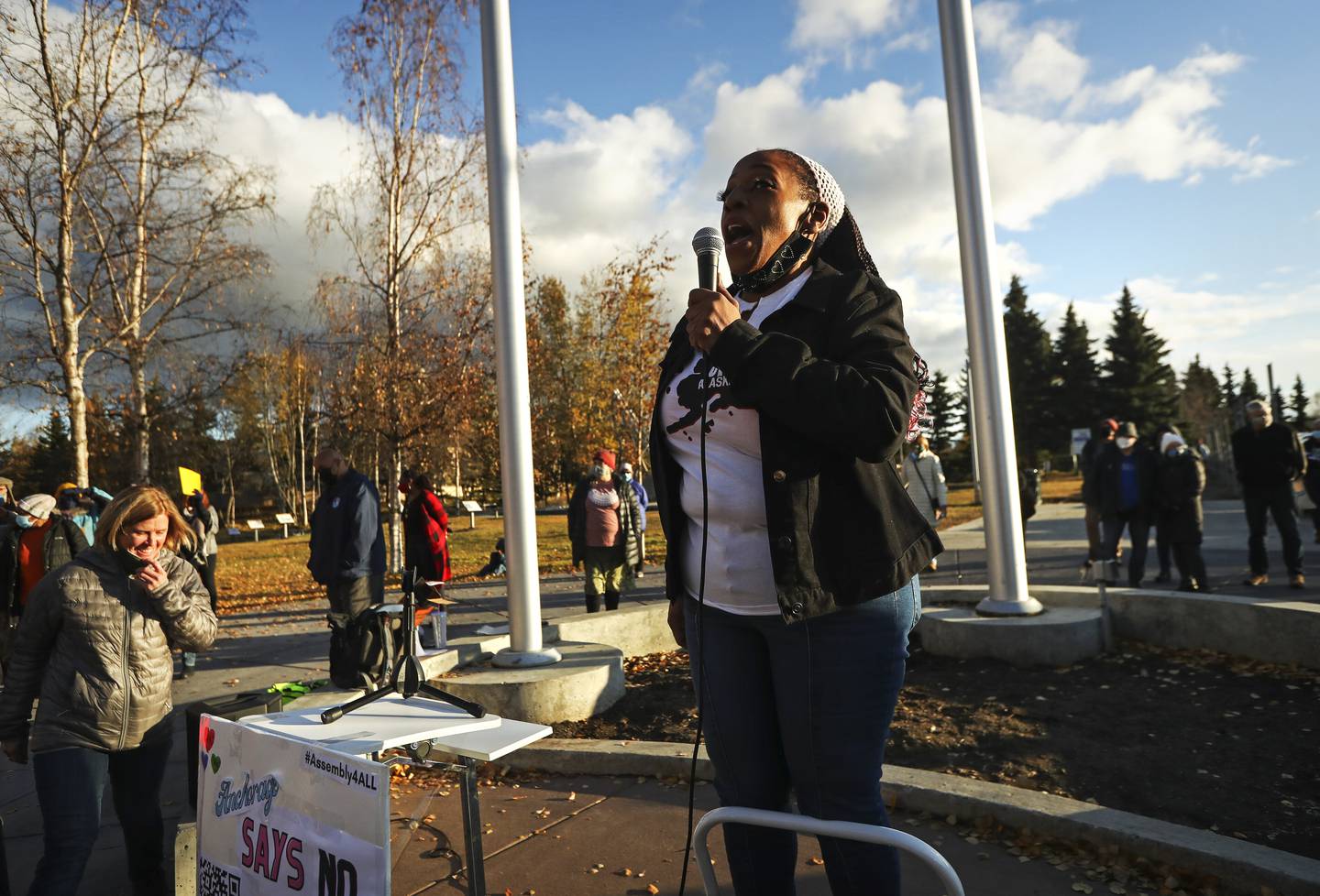 anchorage assembly, protest, october, covid, pandemic
