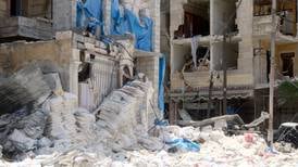 Divided Aleppo plunges back into war as hospital is destroyed