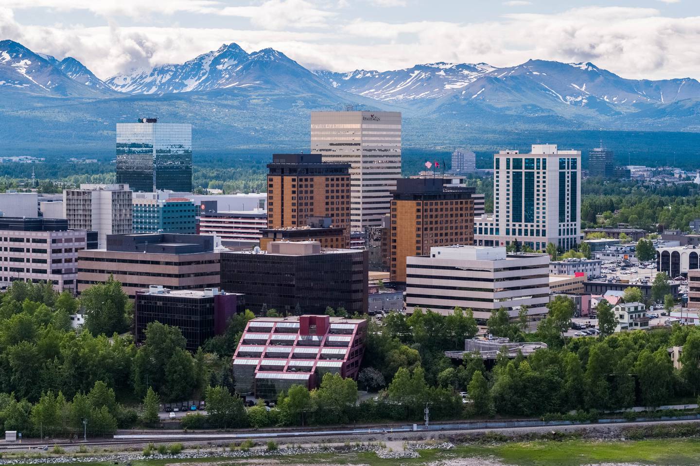 aerial, aerial photo, aerial photography, aerial photos, aerials, downtown, downtown anchorage