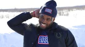 USO Tour for NFLers includes ice fishing and moose encounters in Alaska