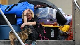 A final scramble as Anchorage’s Sullivan Arena homeless shelter closes 