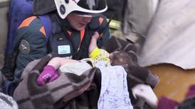 Baby rescued after nearly 36 hours in rubble of collapsed Russian apartment building