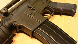 Well-armed man shoots straight on gun debate