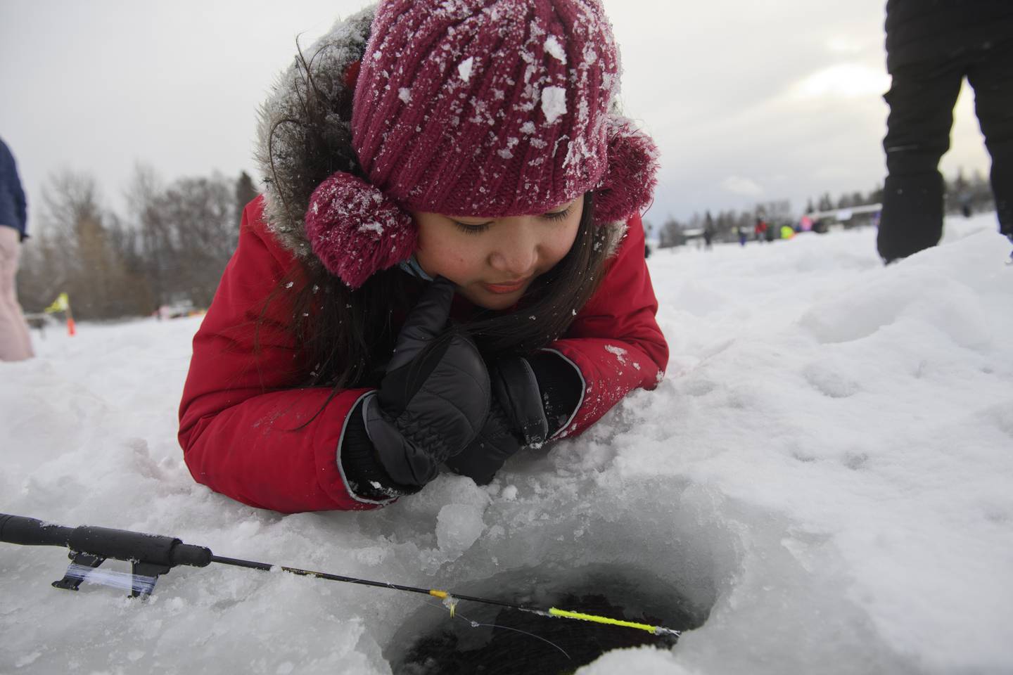 ice fishing, fish and game, jewell lake