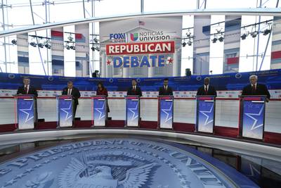 Republican candidates attack each other, and Trump, in the second presidential debate
