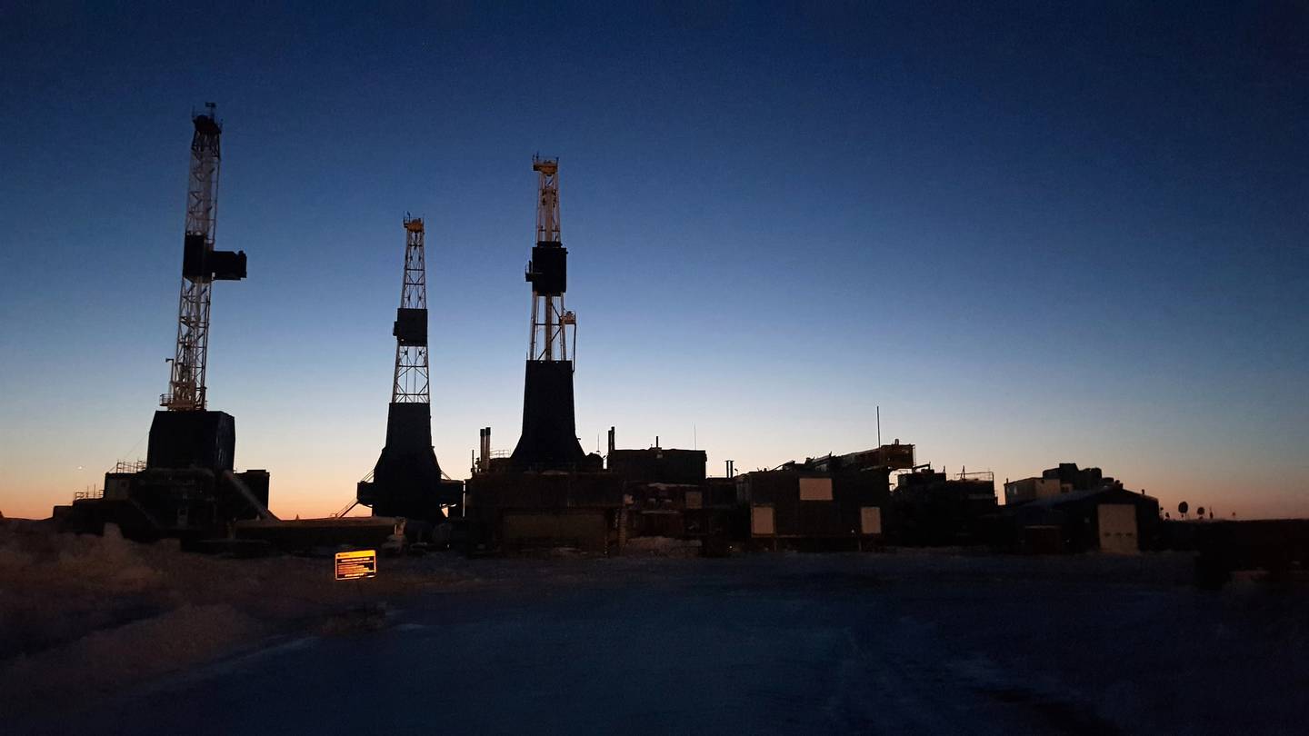 Prudhoe Bay Oil Rigs